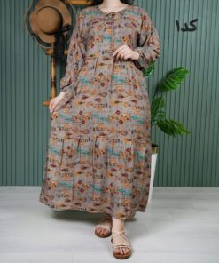 پیراهن ساحلی گوزل O7465