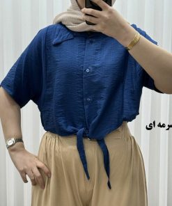 شومیز گره ای بابوس E7489 - Image 3