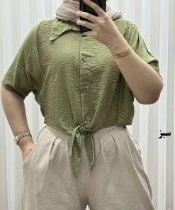 شومیز گره ای بابوس E7489