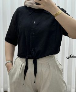 شومیز گره ای بابوس E7489 - Image 7