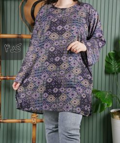 تونیک نخی طرح سنتی A7487 - Image 4