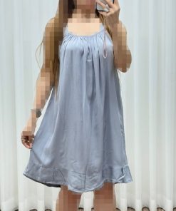 سارافون کوتاه نخی 7477 - طوسی