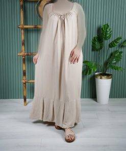 سارافون بندی نخی 7486 - کرمی