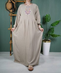 پیراهن ساحلی گلدوزی مارال E7513 - Image 6