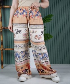شلوار نخی طرح فیل E7514 - Image 6