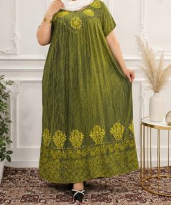پیراهن کریشه هندی سایزبزرگ 7570 - Image 7