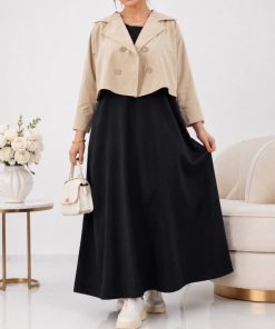 کت سارافون یقه انگلیسی 7549 - Image 6