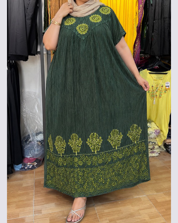 پیراهن کریشه هندی سایزبزرگ 7570 - Image 3