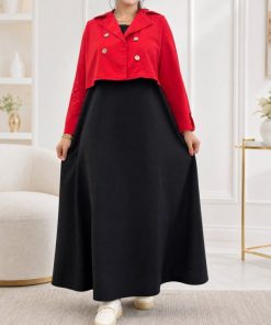 کت سارافون یقه انگلیسی 7549 - Image 13
