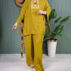 بلوز و شلوار نخی آی تان 7556