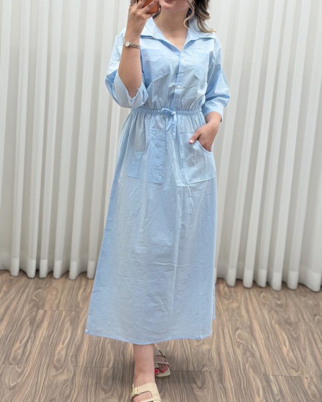 پیراهن مانتوی دانشجویی R7603 - Image 5