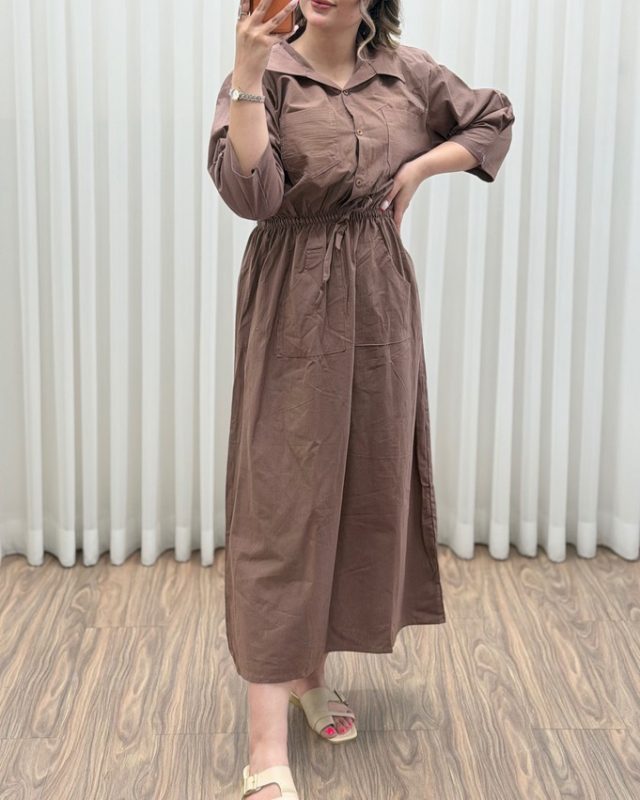 پیراهن مانتوی دانشجویی R7603 - Image 6