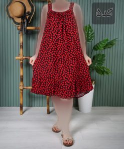 سارافون زنانه بندی نخ خارجی E7605 - Image 4