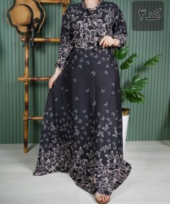 پیراهن کلوش پروانه 7611 - Image 5