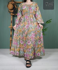پیراهن زنانه عروسکی هندی یمرلی 7716 - تصویر 6
