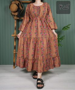 پیراهن زنانه عروسکی هندی یمرلی 7716 - تصویر 5