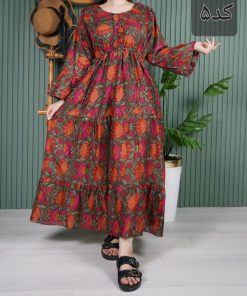 پیراهن زنانه عروسکی هندی تاج محل U7717 - تصویر 5