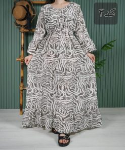 پیراهن زنانه عروسکی هندی تاج محل U7717 - تصویر 3
