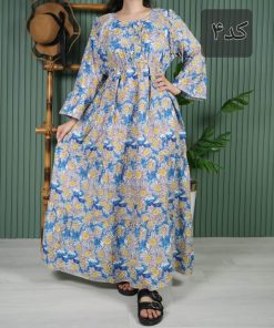 پیراهن زنانه عروسکی هندی تاج محل U7717 - تصویر 4