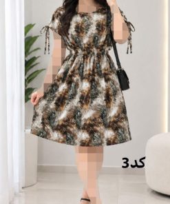 پیراهن کوتاه کمرکش SH7643 - تصویر 3