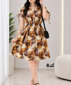 پیراهن کوتاه کمرکش SH7643 - تصویر 6