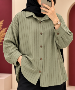 Alternative view of شومیز ژاکارد مدل پرنیان | کد 6085