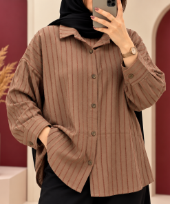 شومیز ژاکارد مدل پرنیان | کد 6085